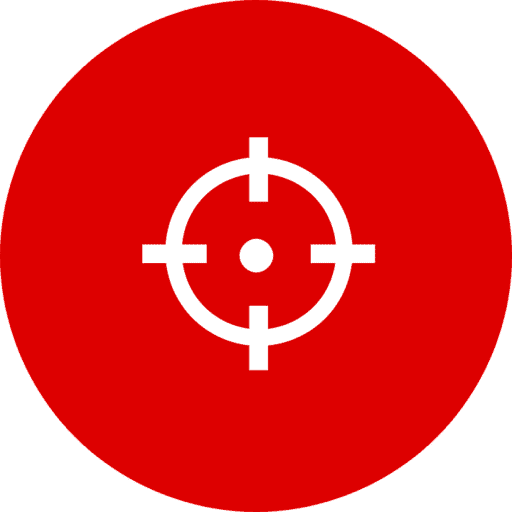 red background reticle image