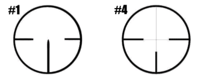 German 1 vs 4 German 1 vs 4 Reticle